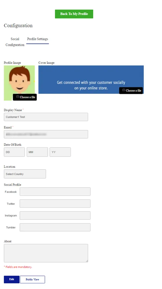 Social Commerce screenshot