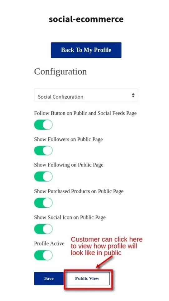 Social Commerce screenshot