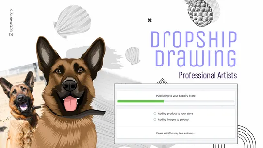 EcomArtists: Drawing on Demand screenshot