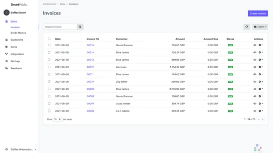 SmartPablo Invoice screenshot