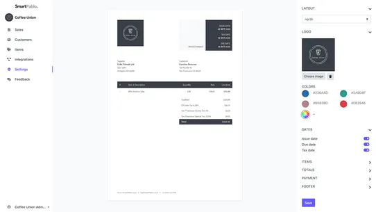 SmartPablo Invoice screenshot