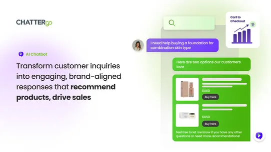 CHATTERgo Agentic AI Chatbot screenshot