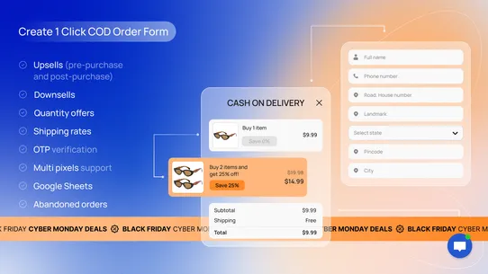 Releasit COD Form &amp; Upsells screenshot