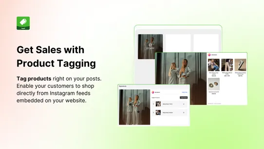 VIBE Shoppable Instagram Feed screenshot