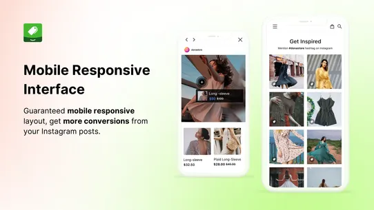 VIBE Shoppable Instagram Feed screenshot