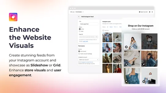 VIBE Shoppable Instagram Feed screenshot