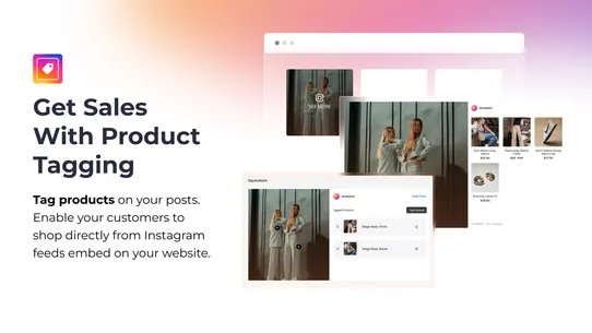 VIBE Shoppable Instagram Feed screenshot