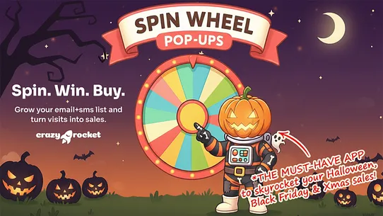 CrazyRocket • Spin Wheel PopUp screenshot