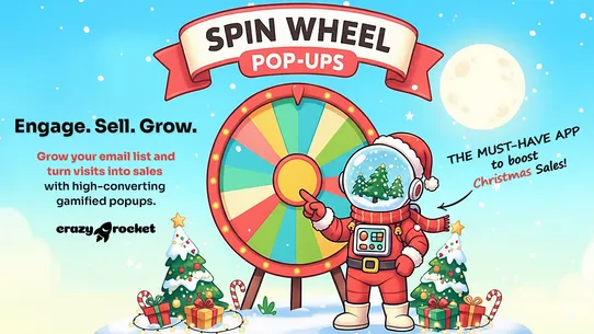 CrazyRocket • Spin Wheel PopUp screenshot