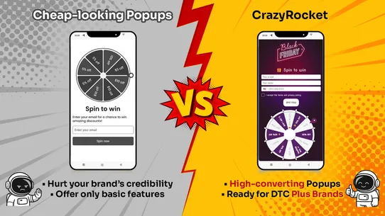 CrazyRocket • Spin Wheel PopUp screenshot
