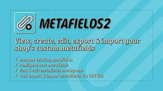 Metafields2 screenshot