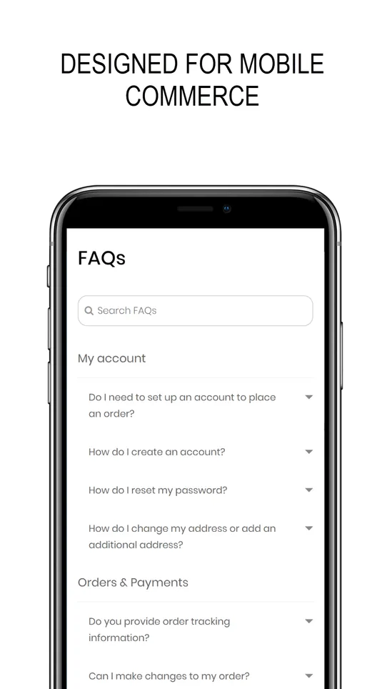 QBot | FAQ Page &amp; Chatbot screenshot