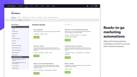 CM Commerce: Email Marketing screenshot