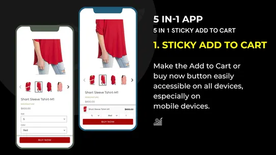 MS: 5 in 1 Sticky add to Cart screenshot