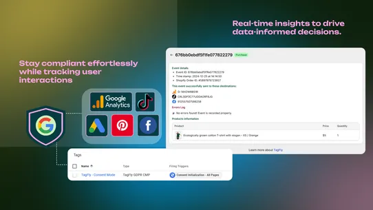 TagFly Google Ads, Tag Manager screenshot