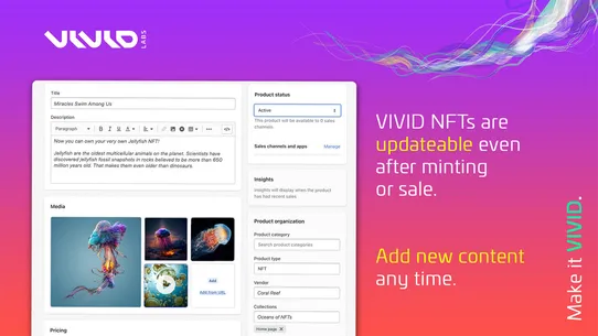 VIVID NFT screenshot