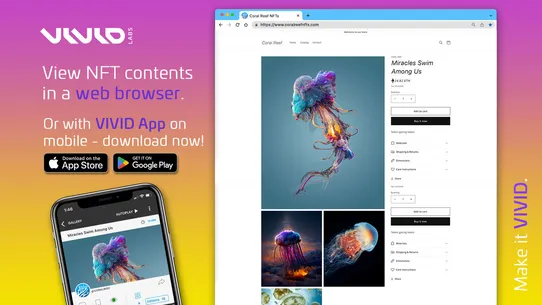 VIVID NFT screenshot