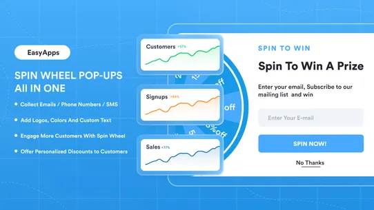 EA • Spin Wheel Email Popups screenshot