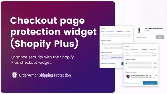 OrderArmor Shipping Protection screenshot