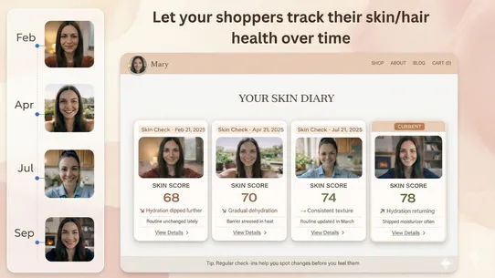 Tangent : Hair &amp; Skin Quiz screenshot
