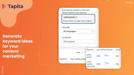 Tapita AI SEO Optimizer, Speed screenshot