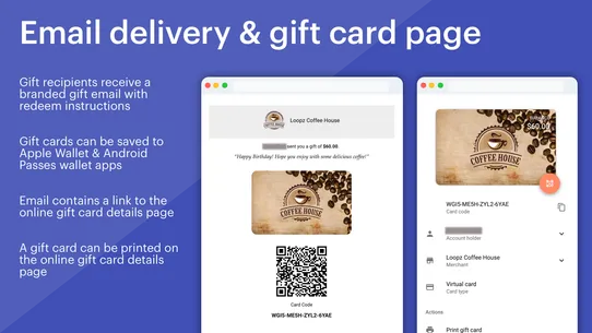 Loopz Gift Cards screenshot