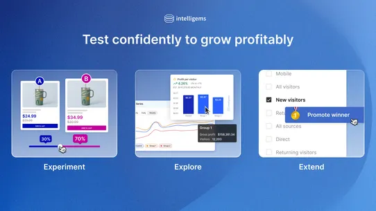 Intelligems: A/B Testing screenshot