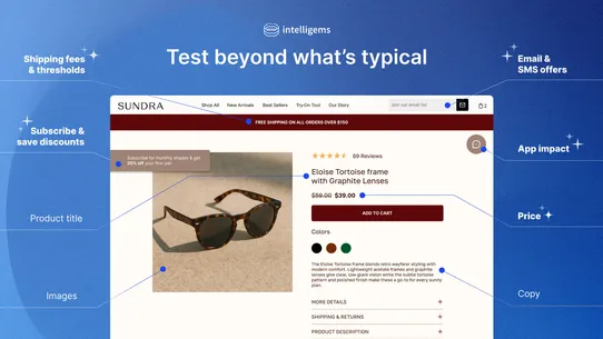 Intelligems: A/B Testing screenshot