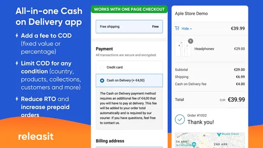 Releasit Cash On Delivery screenshot