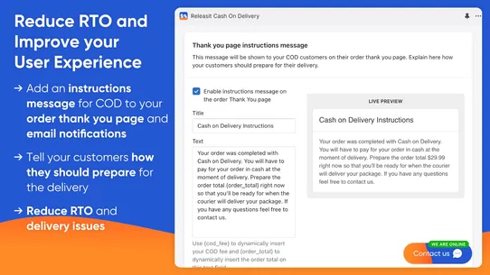 Releasit Cash On Delivery screenshot