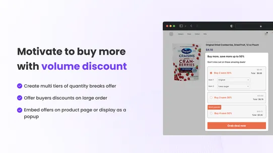 Discount Buy X Get Y BOGO Gift screenshot