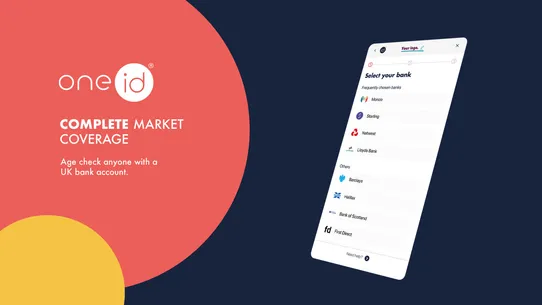 OneID Age Verification screenshot