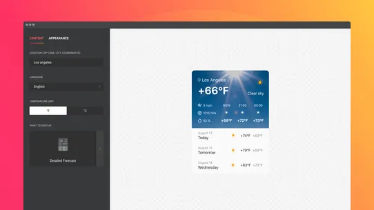 Live Weather Forecast by ES screenshot