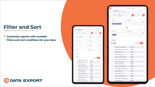 Data Export IO: Reports screenshot