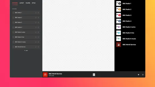 Radio Player by Elfsight screenshot