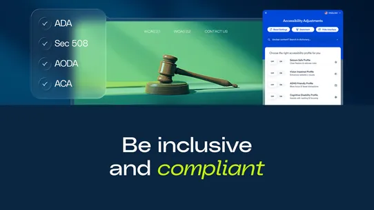 accessiBe Web Accessibility screenshot