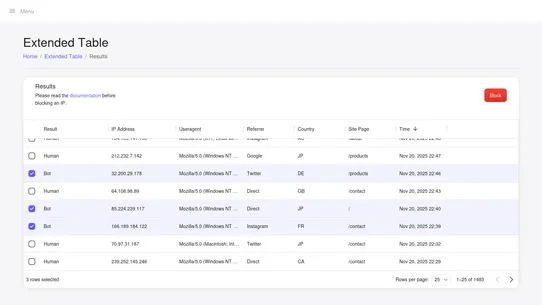 Negate ‑ Bot Protection screenshot