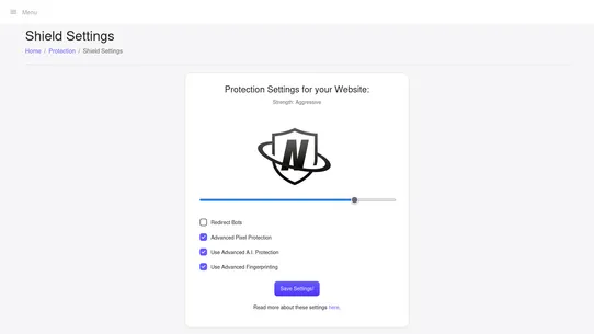 Negate ‑ Bot Protection screenshot