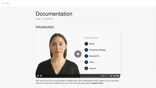 Negate ‑ Bot Protection screenshot