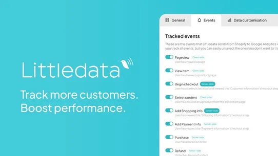 Littledata ‑ Revenue Tracking screenshot