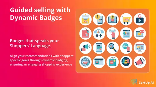 CartUp AI Personalized Badges screenshot