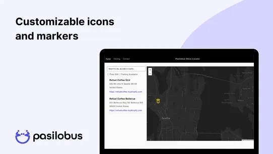 Pasilobus Store Locator screenshot