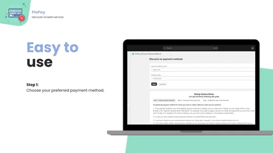 PioPay Discount Payment Method screenshot