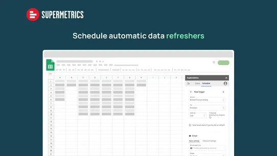 Supermetrics screenshot