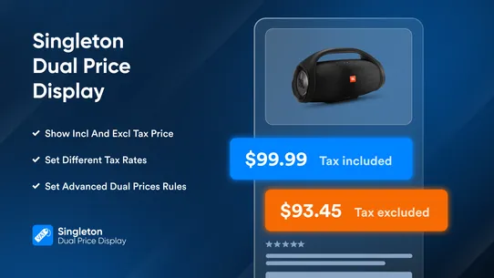 Singleton | Dual Price Display screenshot