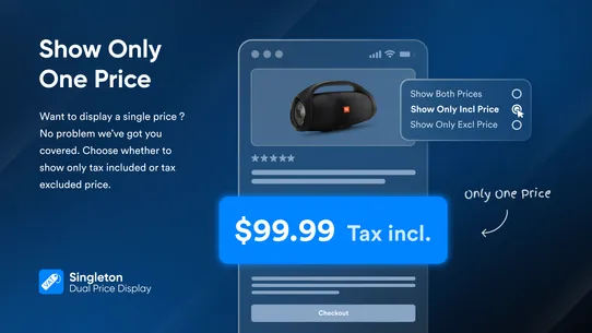 Singleton | Dual Price Display screenshot