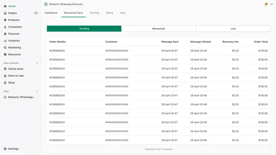 Botsonic WhatsApp Recovery screenshot