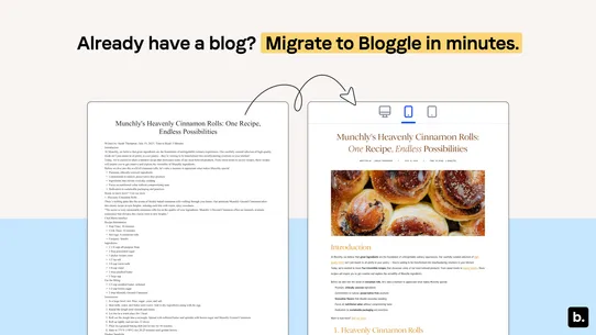 Bloggle: Powerful Blog Builder screenshot