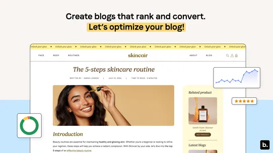 Bloggle: Powerful Blog Builder screenshot