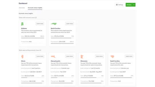 TaxJar Sales Tax Automation screenshot